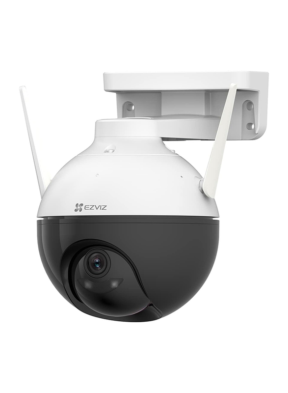 Ezviz C8C Lite 1080P Outdoor PTZ CCTV WiFi Security Camera, White/Black