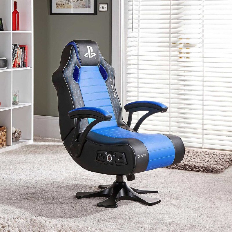 Xrocker 43322 Legend Gaming Chair, Black/Blue