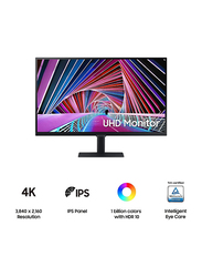Samsung 27 Inch Borderless Design A700 Series 4K UHD Monitor IPS Panel, LS27A700NWMXUE, Black