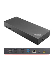 Lenovo ThinkPad Hybrid USB-C with USB-A Docking Station VE, 40AF0135EU, Black