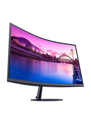 Samsung 32 Inch Curved Monitor With 1000R Curvature, LS32C390EAMXUE, Black