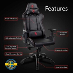Arozzi Verona Signature Pu Wireless Gaming Chair With 4D Armrests for PlayStation Ps4/Ps5/Xbox One, Black