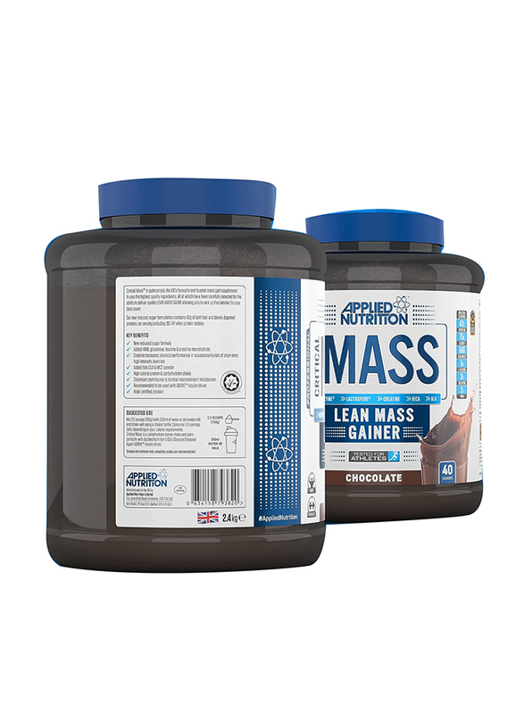 Applied Nutrition Critical Mass Lean Mass Gainz, 2.4 KG, Chocolate
