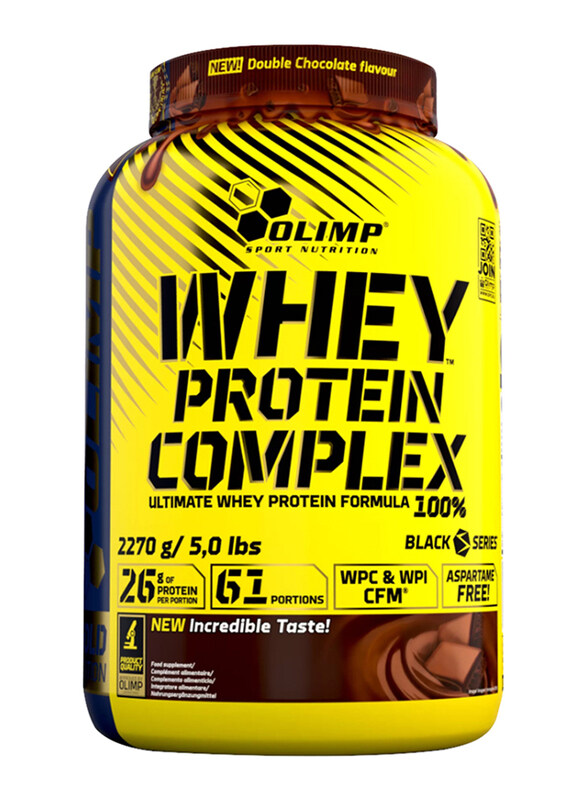 

Olimp Sport Nutrition Whey Protein Complex Powder, 2.27Kg, Double Chocolate