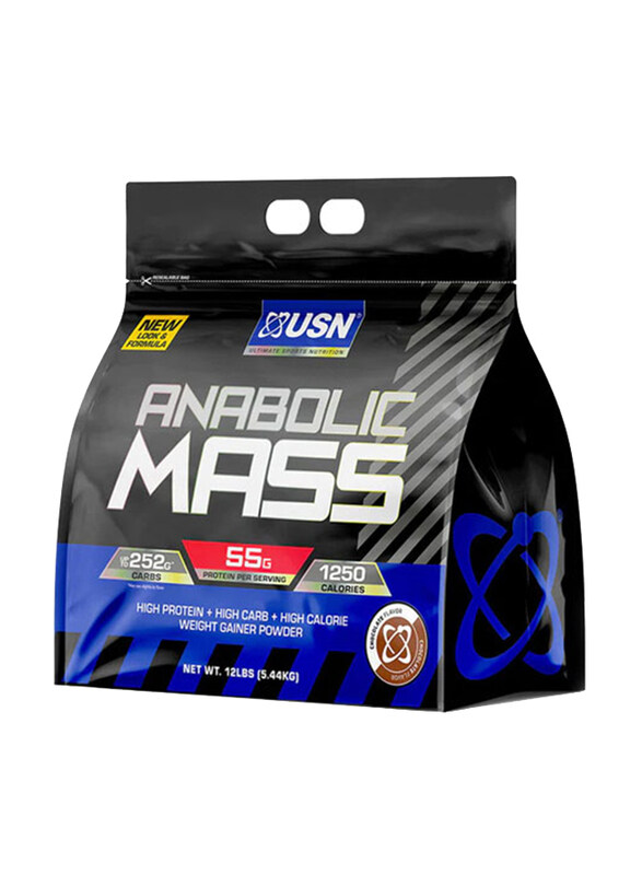 

USN Anabolic Mass Gainer Powder, 5.44Kg, Chocolate