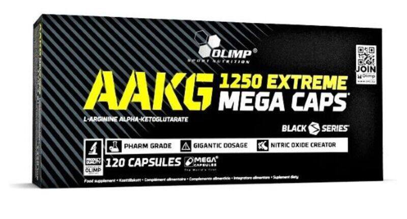 

Olimp Sport Nutrition Olimp Aakg 1250 Extreme Mega Caps 120 Capsules