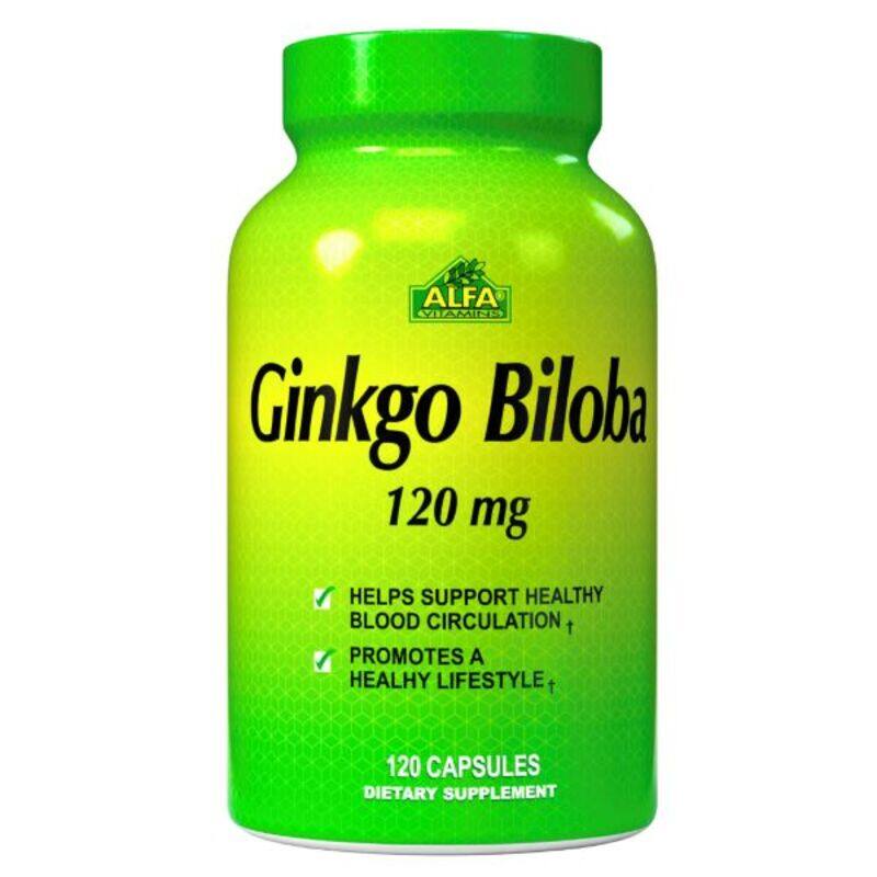 

Alfa Vitamins Ginkgo Biloba 120mg 120 Capsules