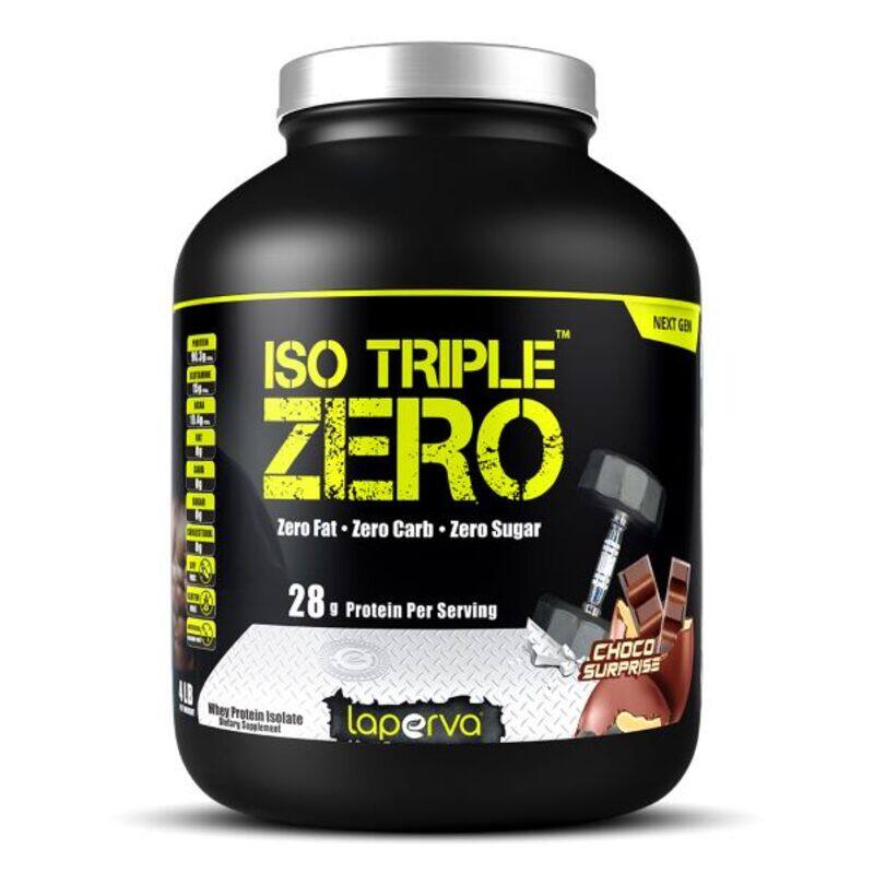 

Laperva Iso Triple Zero Whey Protein Isolate 1.81kg(4lbs) Choco Surprise