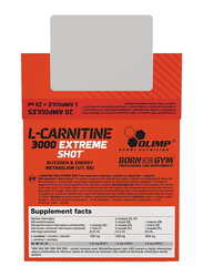 Olimp L-Carnitine 3000 Extreme Shot, 20 x 25 ml, Orange