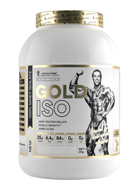 

Kevin Levrone Gold ISO Whey Protein Isolate Powder, 2 Kg, Strawberry