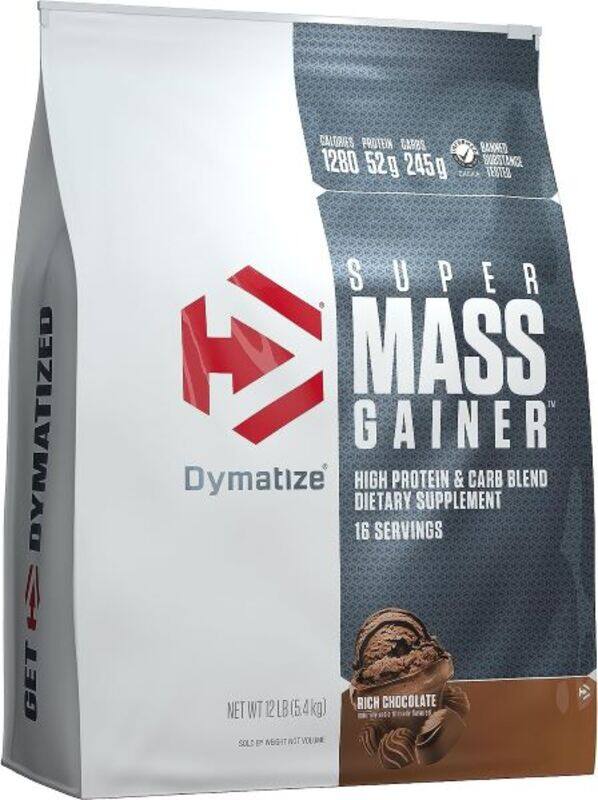 

Dymatize Super Mass Gainer 12 lbs(5.4kg) Rich Chocolate