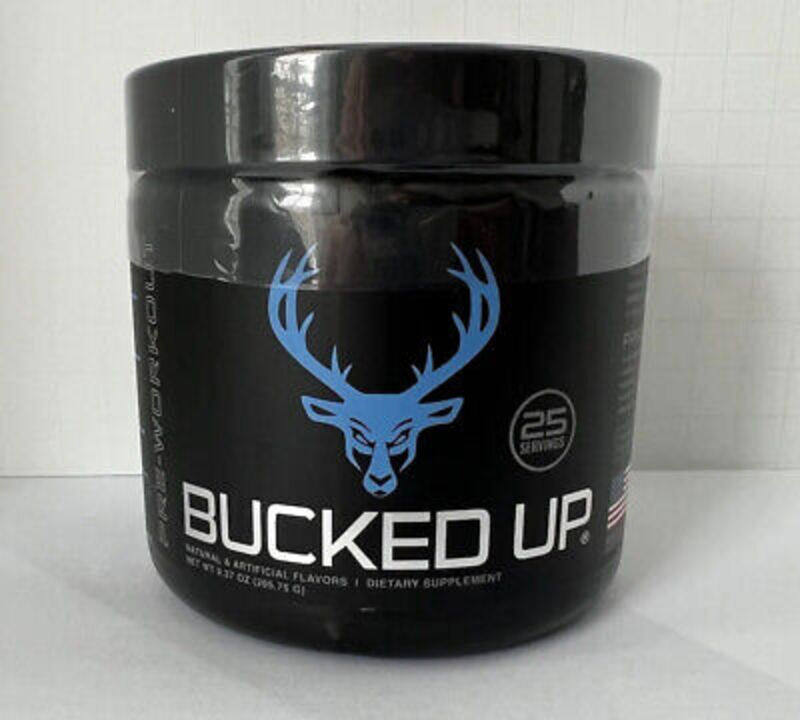 

Das Labs Bucked-Up Pre-Workout 265.75g Blue Raz