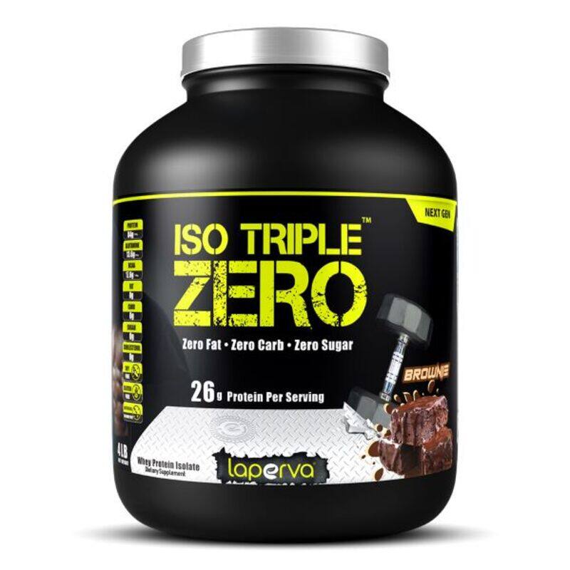 

Laperva Iso Triple Zero Whey Protein Isolate 1.81kg(4lbs) Brownie