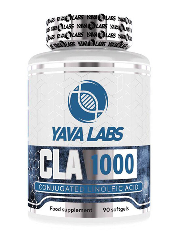 

Yava Labs 1000mg Conjugated Linoleic Acid Supplement, 90 Softgels, Unflavoured
