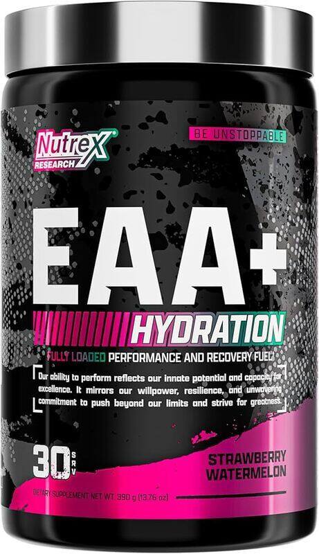 

Nutrex Research, EAA+ Hydration 390g Strawberry Watermelon