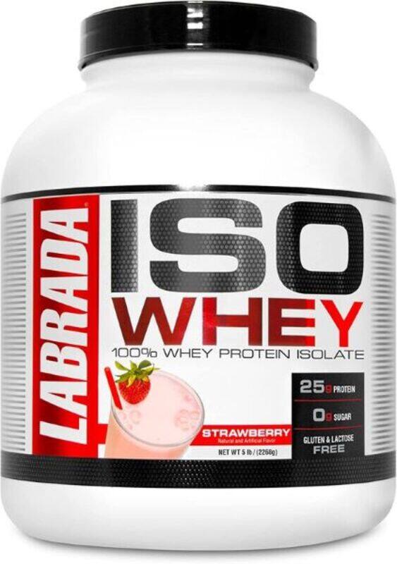 

Labrada Iso Whey 100% Whey Protein Isolate 5 Lbs Strawberry