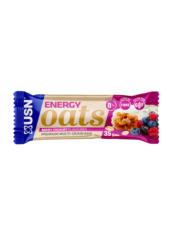 

USN Energy Oats Multi-Grain Protein Bar, 35g, Berry Yogurt