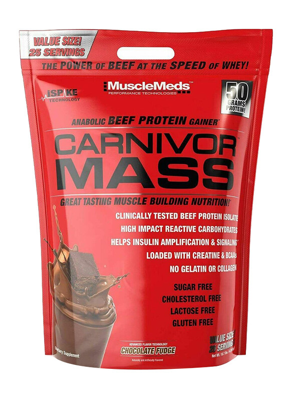 

MuscleMeds Carnivor Anabolic Beef protein gainer, 25 Servings, Chocolate Fudge