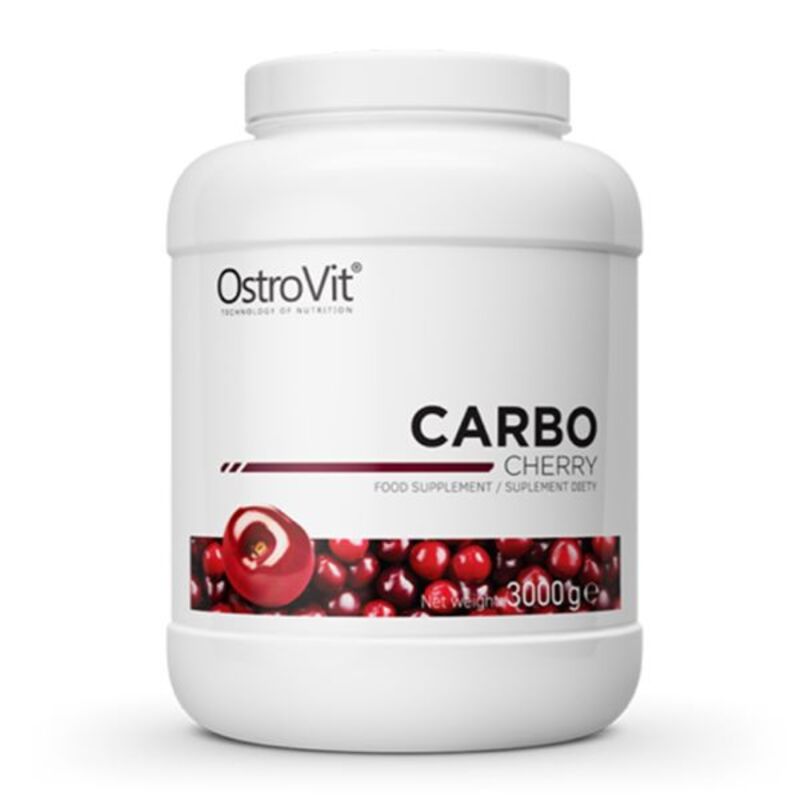 

Ostrovit Carbo - 3000gm(3kg) - Cherry - High Carbohydrates - Aakg and Beta-Alanine - Electrolytes - Glycogen Recovery - 0gm Sugar.