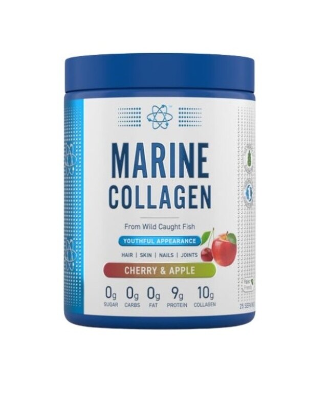 

Applied Nutrition Marine Collagen Powder Hydrolysed Collagen Protein Healthy Skin Hair Nails 300g Cherry & Apple