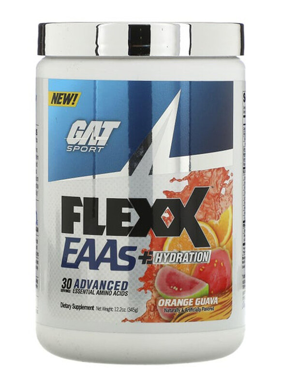 

Gat Sport Flexx EAA+ Hydration Advanced Amino Acids, 345g, Orange Guava