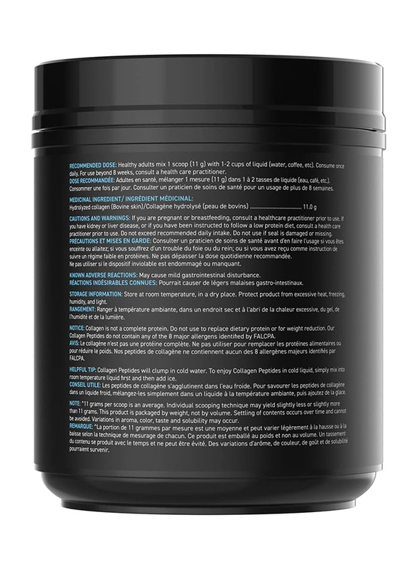 Sports Research Hydrolyzed Collagen Peptides Powder Supplement, 454g, Unflavoured