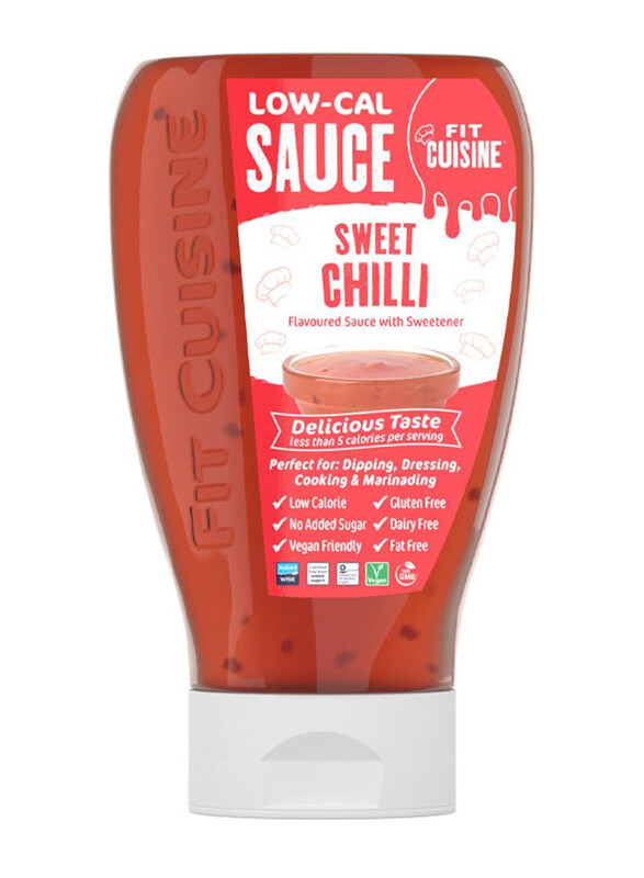 

Applied Nutrition Fit Cuisine Low-Cal Sauce Sweet Flavor with Sweetener, 425ml, Sweet Chili
