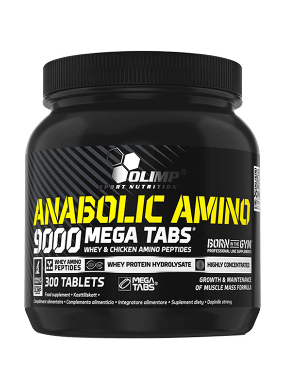 

Olimp Anabolic Amino 9000mg Tab, 300 Tablets