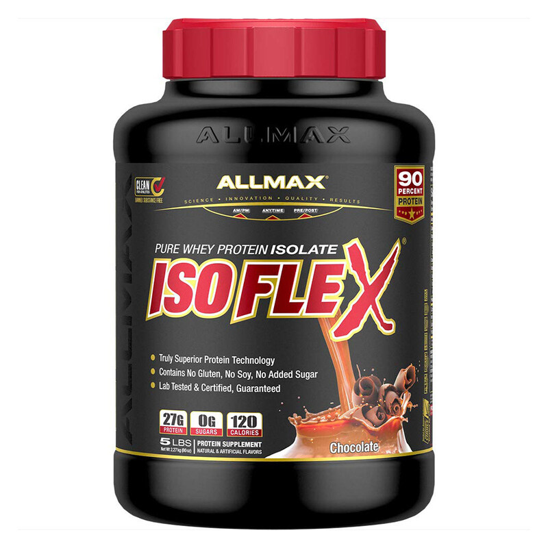 

Allmax Nutrition Allmax Isoflex Pure Whey Protein Isolate 27g Protein, 0g Sugar