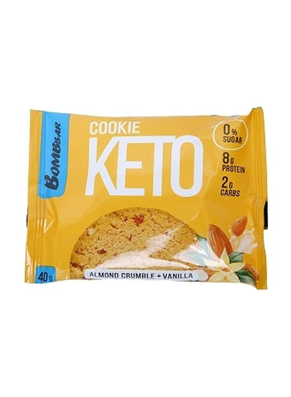 

Bombbar Keto Almond Crumble Cookie, 40g, Vanilla