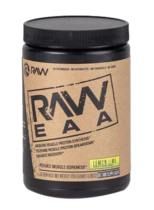 

Raw EAA Powder Supplement, 408gm, Lemon Lime