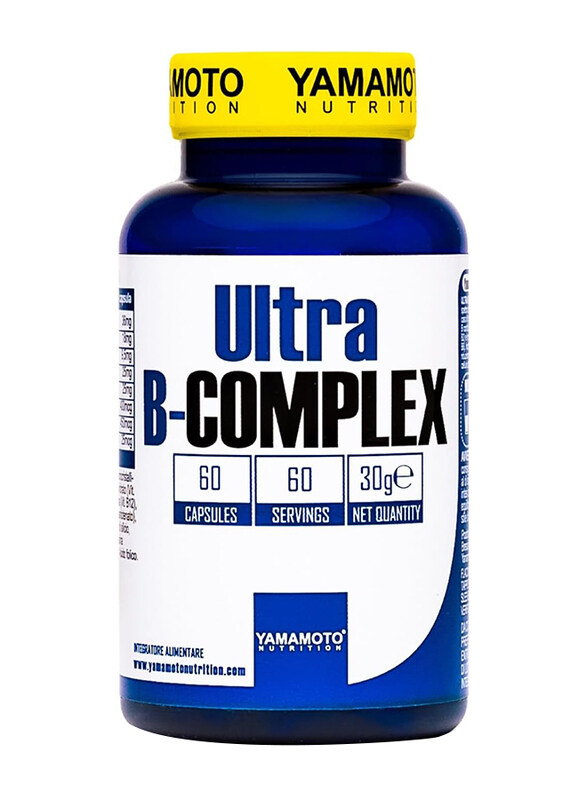 

Yamamoto Nutrition Ultra B Complex Supplement, 60 Capsules, Unflavoured