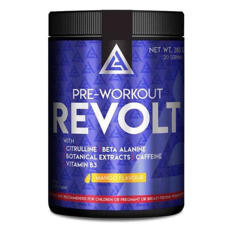 

Lazar Angelov Revolt Pre-Workout 40 Servings(380gm) Mango