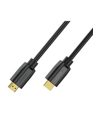 Lazor 3-Meters HDMI Cable, 2.0 24K Gold-Plated Connectors 4K 50/60Hz with Braided Cord for Ultra HD 3D 4K, Black