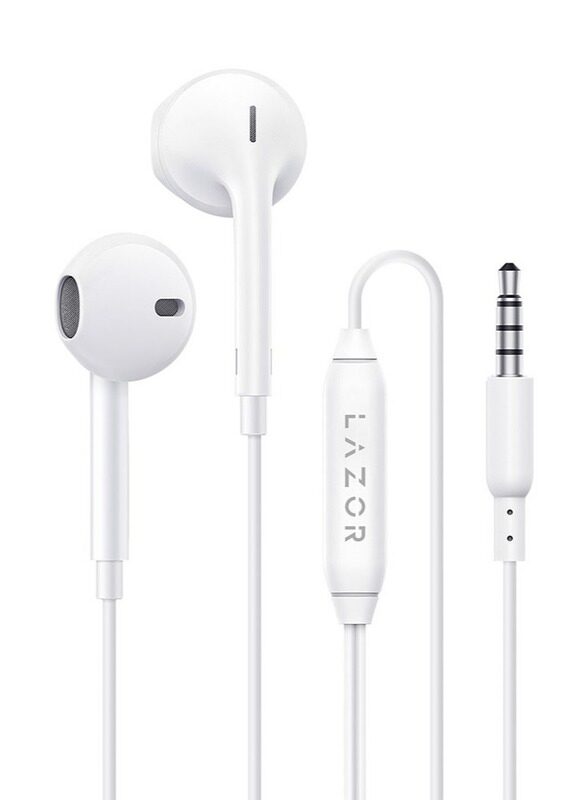 

Lazor Mystic Wired In-Ear Earphones with Mic, EA159, White