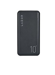 Lazor 10000mAh Boost 10 Wired Power Bank with Ultra Slim Design & Multiple Protection, PB79, Black