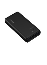 Lazor 20000mAh Speed Pro Wired Power Bank with Ultra Slim Design & Multiple Protection, PB76, Black