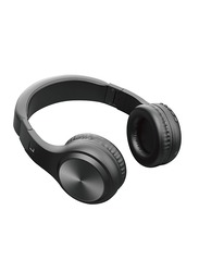 Lazor Jazz X Wireless Over-Ear Headphones with Mic, EA33, Black