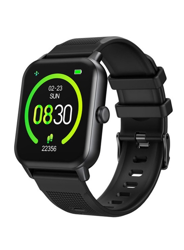 Lazor Core Pluse Smartwatch, 1.69-inch Full Touch Screen with Bluetooth Health Tracker, SW46, Black