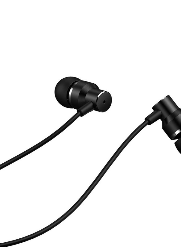 Lazor Harmony Wired In-Ear Earphones with Stereo Sound Driver & Mic, EA36, Black