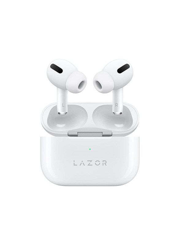Lazor Sense Wireless In-Ear Earbud with 3 Hours Playback & Mic, EA79, White