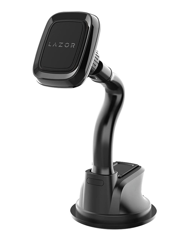 Lazor Cruise Magnetic Car Accessories Mobile Phone Holder, CH25, Black
