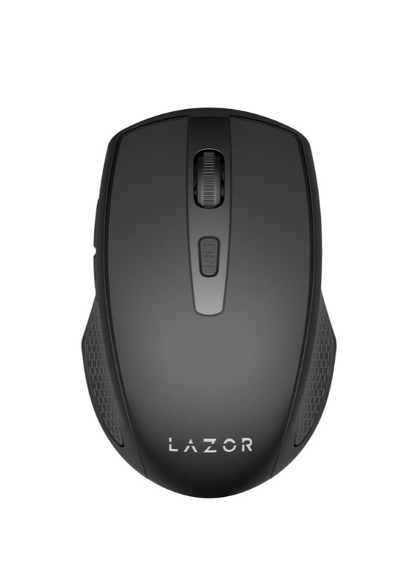 Lazor Tap S Wireless Optical Mouse, WM02C, Black