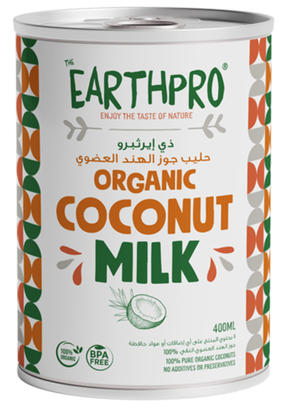 The Earthpro organic coconut milk
