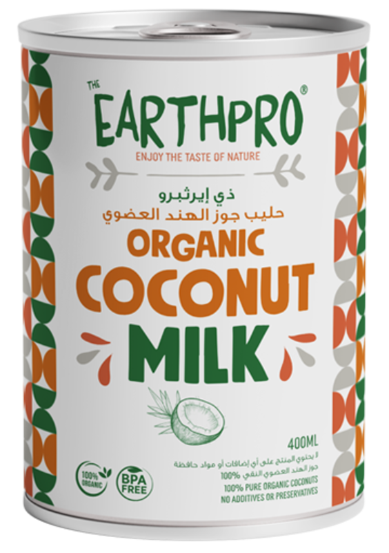 

The Earthpro organic coconut milk