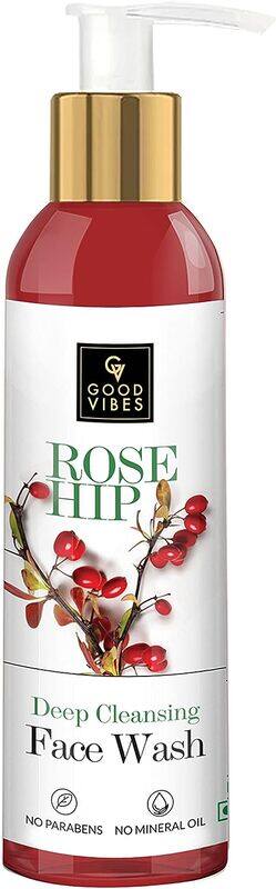 

Good Vibes Rose Hip Deep Cleansing Face Wash, 120ml