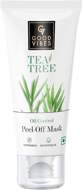 

Good Vibes Tea Tree Oil Control Peel Off Mask, 50gm