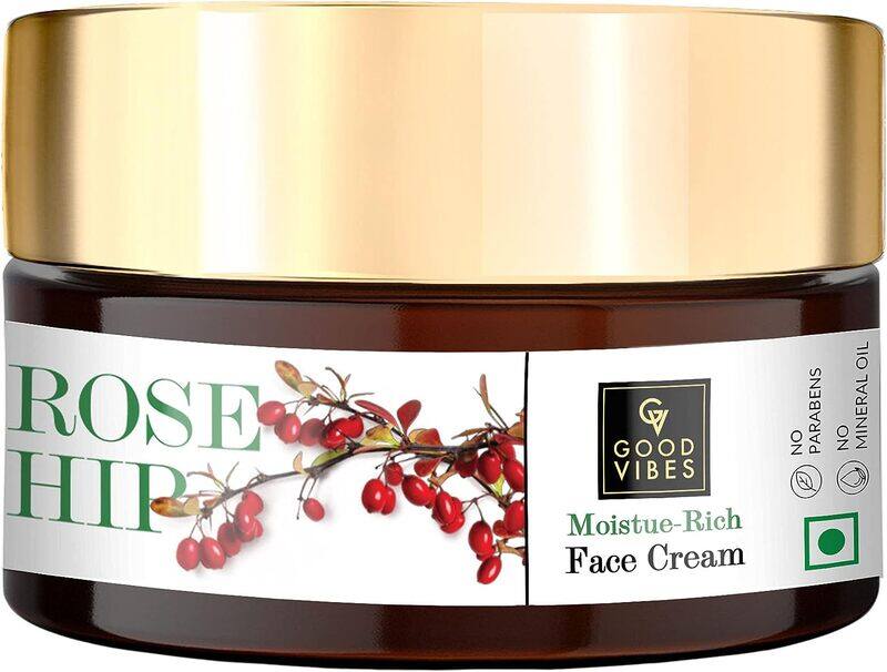 

Good Vibes Rosehip Moisture-Rich Face Cream, 100gm