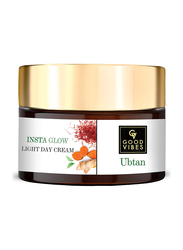 Good Vibes Ubtan Insta Glow Light Day Cream, 50gm