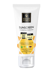 Good Vibes Wide Spectrum Sunscreen with SPF 30, 100gm